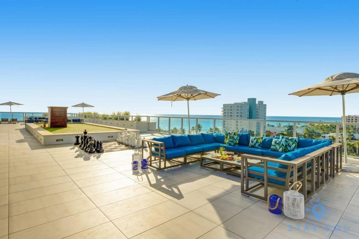 Apartamento Tropical Oasis - Rooftop Pool- Near Beach - Gym Hollywood Exterior foto