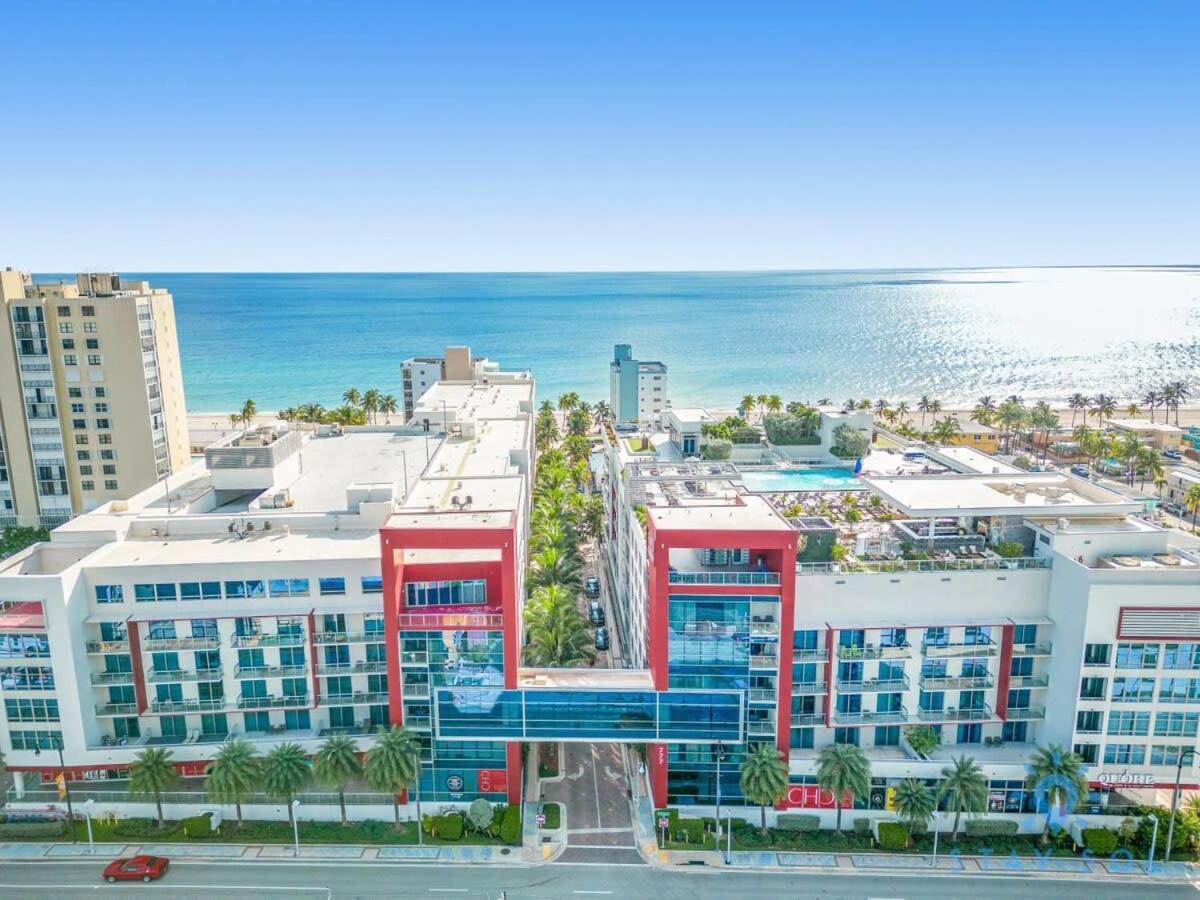 Apartamento Tropical Oasis - Rooftop Pool- Near Beach - Gym Hollywood Exterior foto