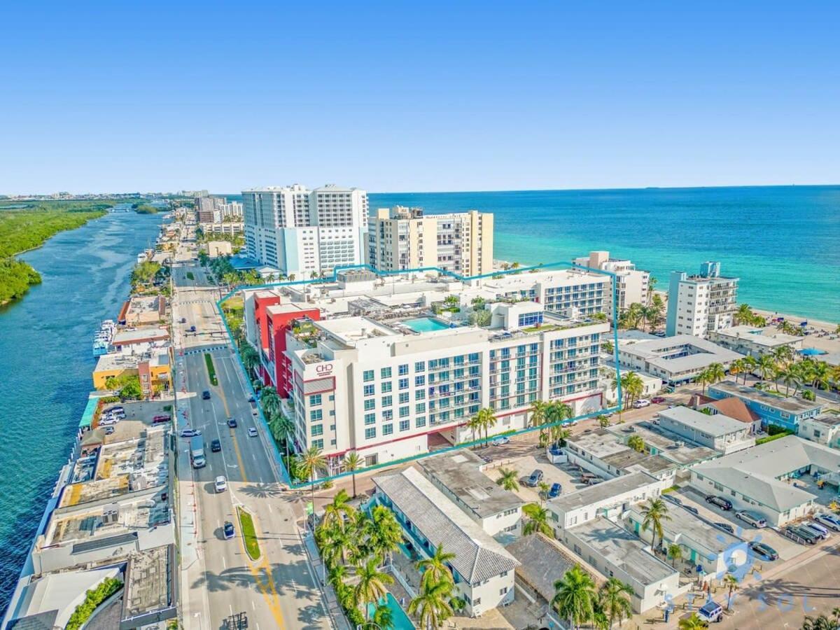 Apartamento Tropical Oasis - Rooftop Pool- Near Beach - Gym Hollywood Exterior foto