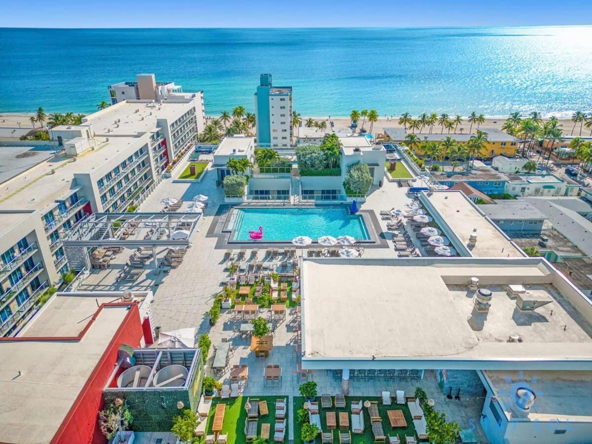 Apartamento Tropical Oasis - Rooftop Pool- Near Beach - Gym Hollywood Exterior foto